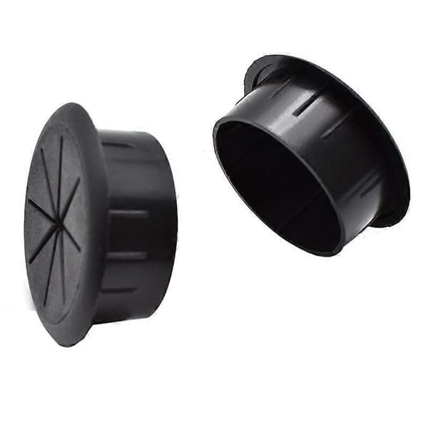 Kabelgenomföringsbox för dator, ABS-kabelbox, Pozi-box, Skrivbordstätning, Kabelhantering, Kabelhålsskydd, Kabelorganiserare, 50mm