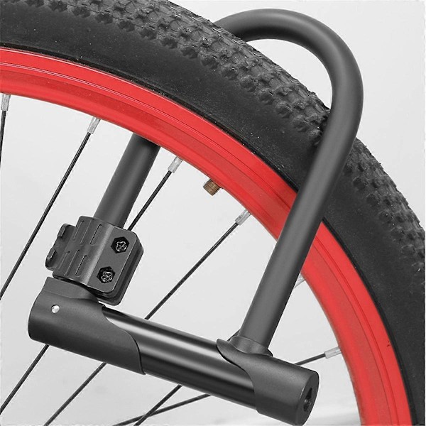 Simpel Bærbar Cykel U-formet Lås Tyverisikring Anti-Hydraulisk Forskydning Mountainbike Rideudstyr Cykellås
