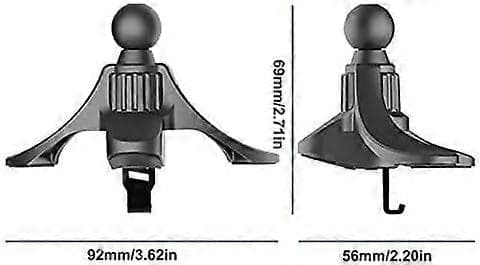 17 mm kulehode biltelefonholderklips for bilens luftventil