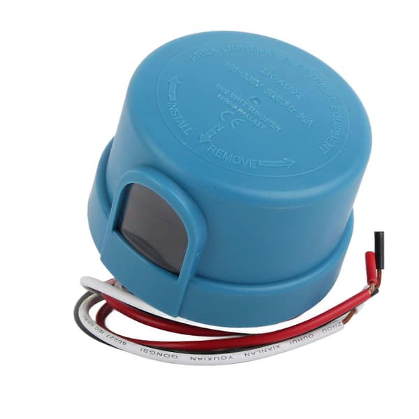 Fotocellesensor Auto Fotoelektrisk Bryter Lyskontroller Vanntett 105?305V 10A