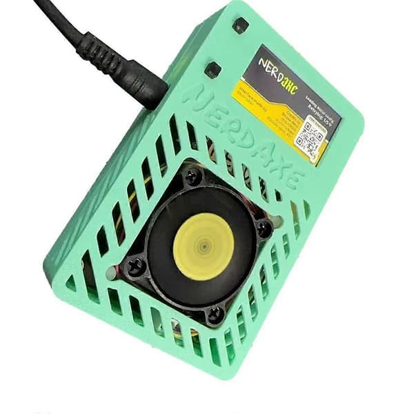 NerdAxe Miner Nerdminer S19XP BM1366 500Gh/S ASIC Bitaxe Bitcoin Micro-Miner Lotteri Mining Miner med Display BR PLUG A