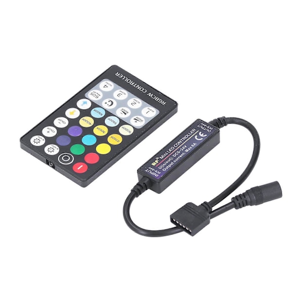 LED Controller Trådløs RF 5 i 1 Mini Fuld Touch LED Lysbjælke 28 Taster RGB CCT Controller