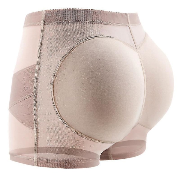 2 st Kvinnor Butt Lifter Shaper Booty Enhancer Shorts Girdle Höftförstärkare Kontroll Underkläder 2PCS skin L