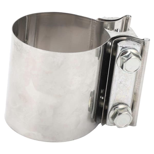 2.75 Tommers Eksosklemme Stabil Fiksering Rustfritt Stål Solid Holdbar Eksosrørklemme Universell for Bil
