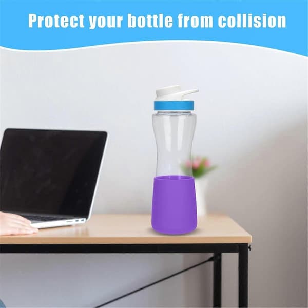 2 kpl Vesipullon Pohjasuoja Cirkul 22OZ Pullolle, Silikoninen Pullon Pohjasuoja Vesipullon Suoja Violetti