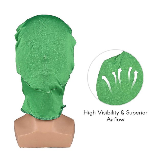 Grønne Chroma Key Maske Hansker Chromakey Hette Hanske Usynlige Effekter Bakgrunn Chroma Keying Grønn G Blue