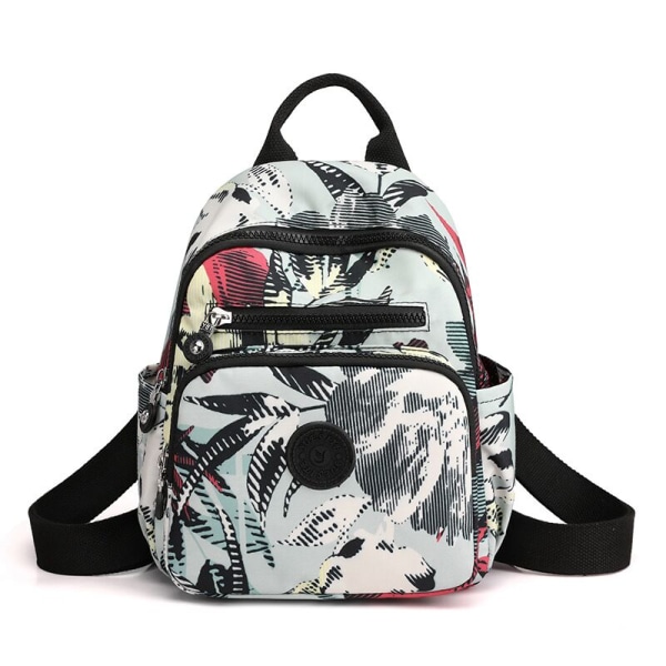 Vento Marea Mini Ryggsäck Blommigt Tryck Axelväska Style 3