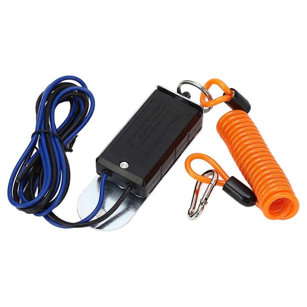 6 Fods Trailer Breakaway Switch 304 Rustfrit Stål PVC ABS Breakaway Kabel Switch Strikket