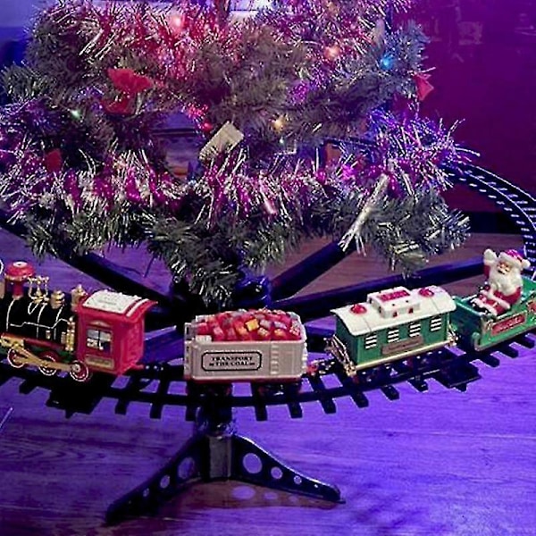 Juletogsett, elektrisk togsett med lys og lyd, julegaver juletre dekor