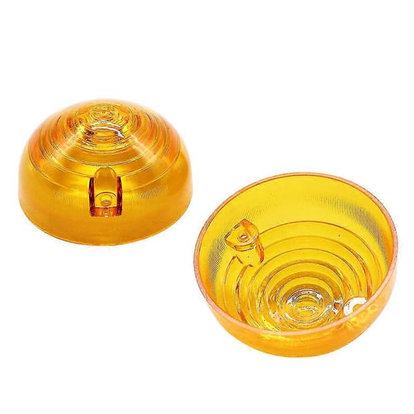 2 stk. Linse deksel Side Lys Linser Deksel Bakbremselys Linse Erstatning for Land Rover Defender 90 110, Amber