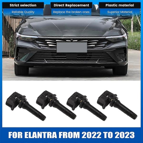 4 STK TPMS Dæktrykssensor 433MHz 52940-L8200 Dæksensorer til N 2022 2023