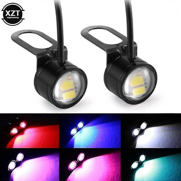 2st Super Stark Körlampa Eagle Eye LED Backljus Backljus Motorcykel Dimljus Strålkastare Varselljus Red