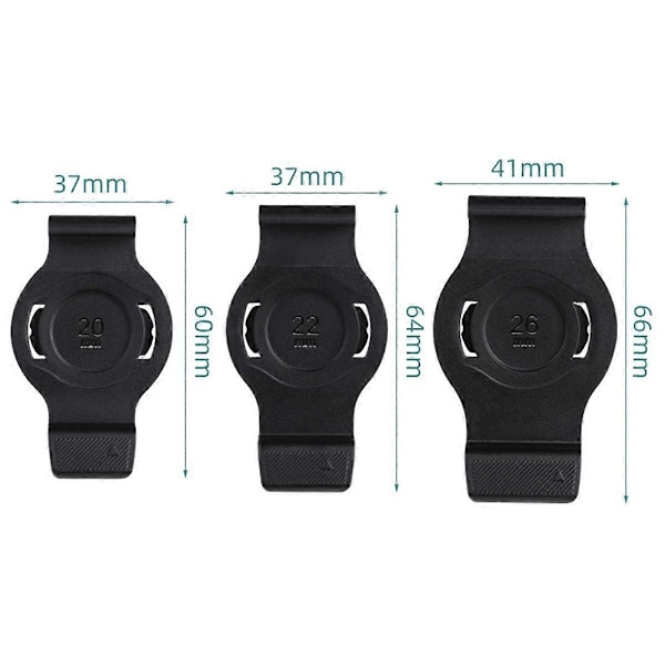 20 mm:n pyörätietokoneen sekuntikellon pidike pyörän nopeusmittarin jalusta pyöräteline kello Feni X5s:lle, Feni X5s Plus:lle