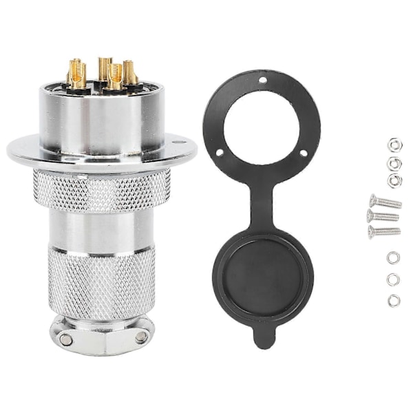 Luftfart Plugg Sokkel Kobling 30mm Elektrisk Strømadapter for Maskinutstyr 5 Pin