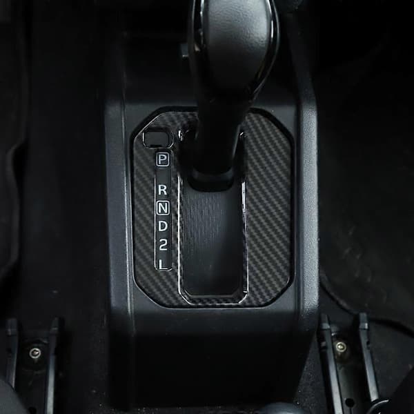 Gear Shift Panel Cover Trim Sticker til 2019-2020 JB74 JB64 LHD Biltilbehør, Kulfiber