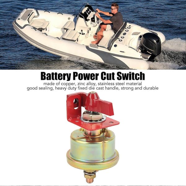 Batteri Afbryderkontakt 12V?48V Strømafbryder Dræb Isolations Rotary Switch til Biler Både RV'er