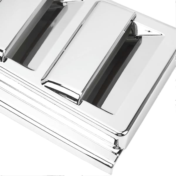2 STK Bil Baklykt Trim Ramme Elektroplettering Lys Blank Rustsikker Erstatning For Hummer H2 2003?2009