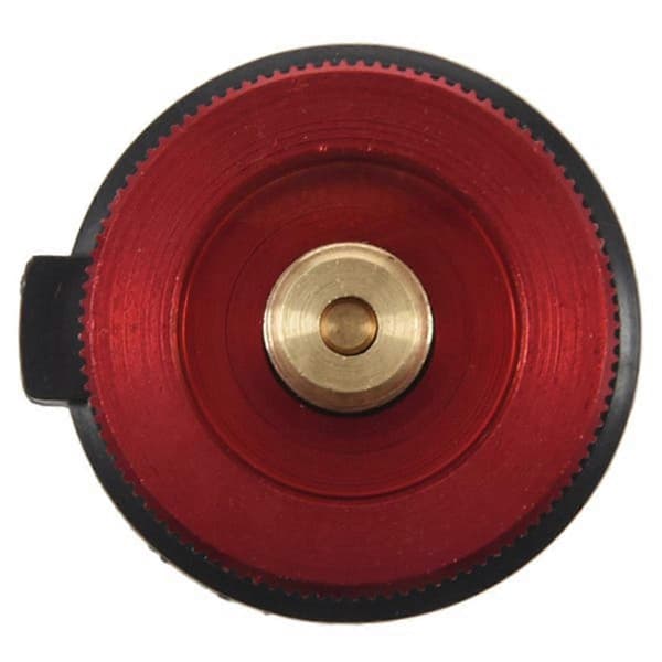 Adapter Camping Adapter Butan Gas Adapter Konvertera Typ Munstycke för Camping Vandring Fiske Röd