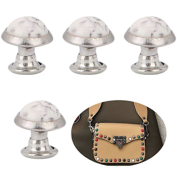 40 st 8mm Runda Turkos Nitar Dubbar Spikar Armband Kläder Dekoration DIY Hantverk Tillbehör7#