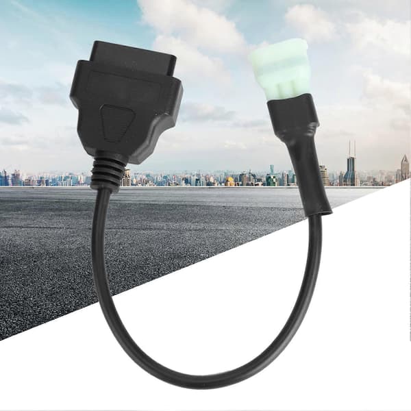 6-benet til 16-benet adapterkabel OBD2 motorfejlsdiagnose og detektor passer til motorcykler