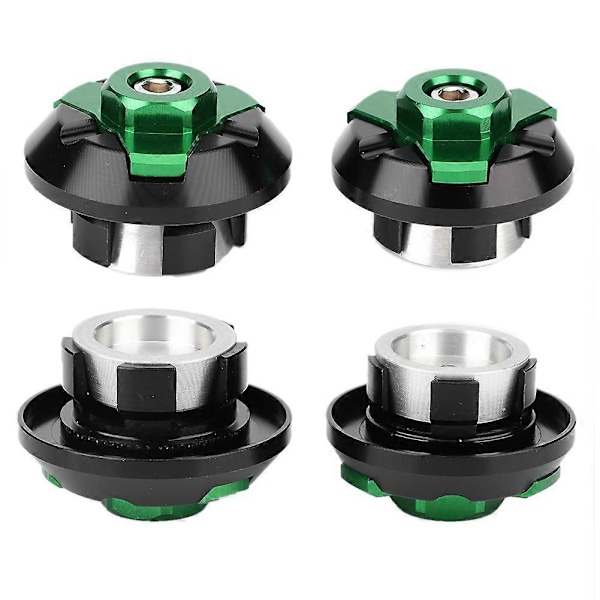 Motorcykel Aluminium Legering Ramme Skrue Bolt Dekorativt Dæksel Passer til Kawasaki Ninja 250 300 Grøn