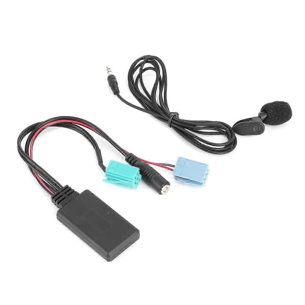 6-pinners Bluetooth-lydkabel bilstereo AUXIN-adapter med mikrofon, passer for Clio/Espace/Megane - God