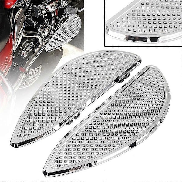 Krom Förarsträckta Fotplattor Fotbräda för Touring Fat Boy FLSTF