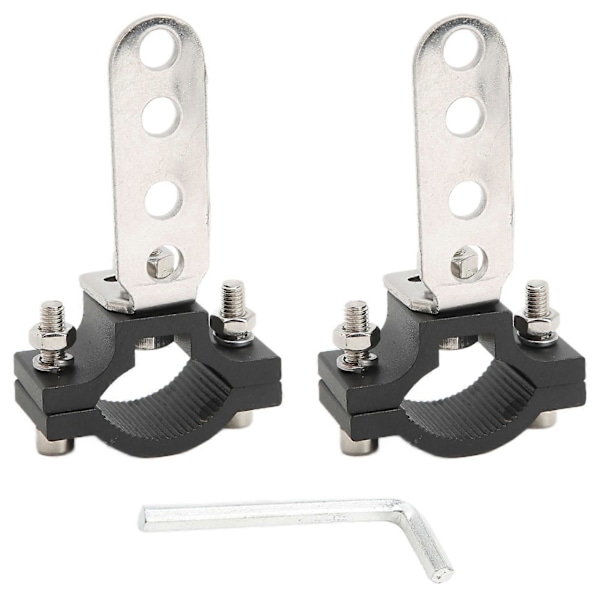 LED Lys Bar Braketter 1.2in Bull Bar Rør Arbeidslampe Monteringsklemme for Motorsykkel Lastebil SUV ATV