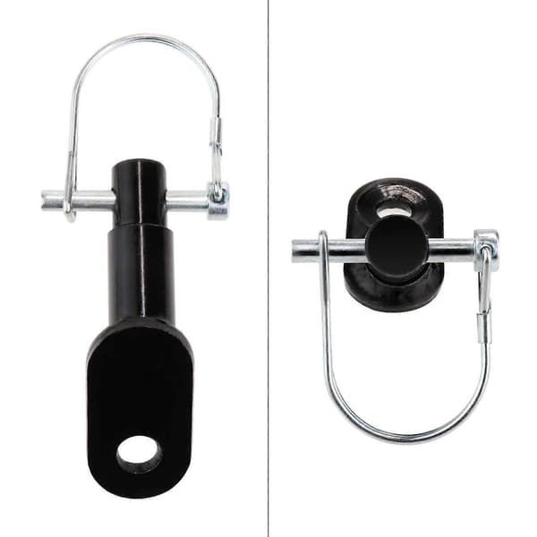 2 Set Cykel Släpvagn Koppling Fäste Vinklad Armbåge Draghuvud Tillbehör