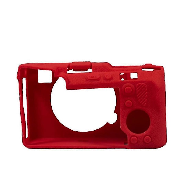 A7C2 Gummi Silikon Deksel Beskyttelse for Sony A7C II A7CII A7C Mark js Red