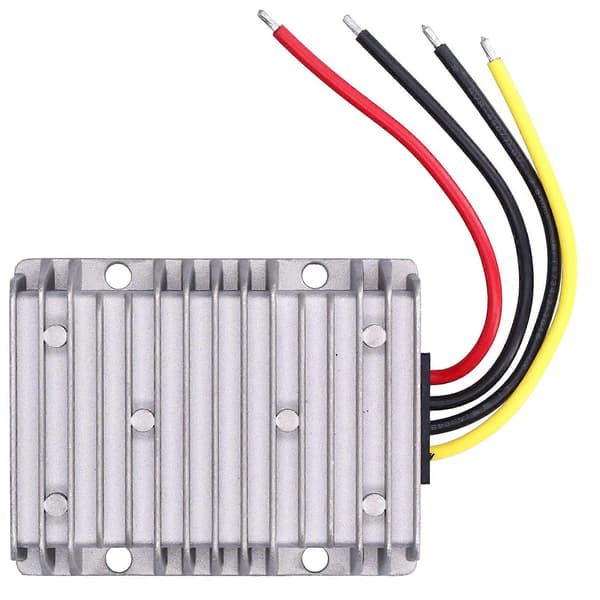 Buck Converter DCDC Strömspänning Transformator 36V 48V till 24V 25A 600W Förstorat Aluminiumskal