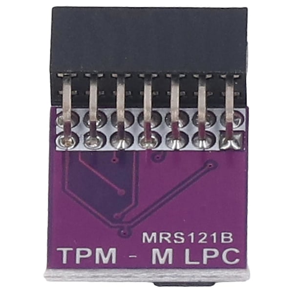 TPM 2.0 Modul LPC 14pin Fjernkort Krypteringssikkerhetskort Tilbehør for ASUS