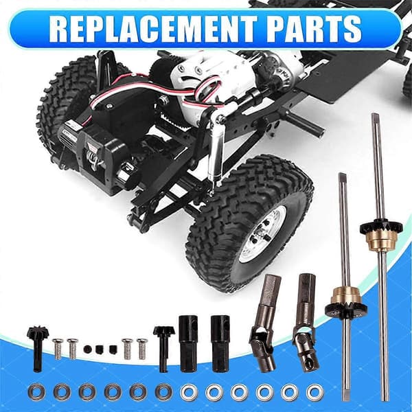 RC Bil Opgradering Differentiale Kit til C14 C24 MN D90 4WD RC Bil Opgraderingsdele
