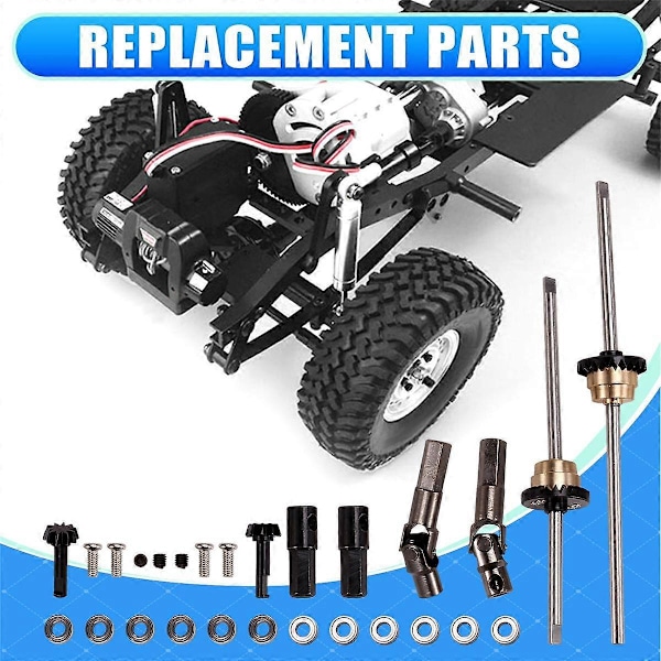 RC Bil Uppgradering Differential Kit för C14 C24 MN D90 4WD RC Bil Uppgraderingsdelar