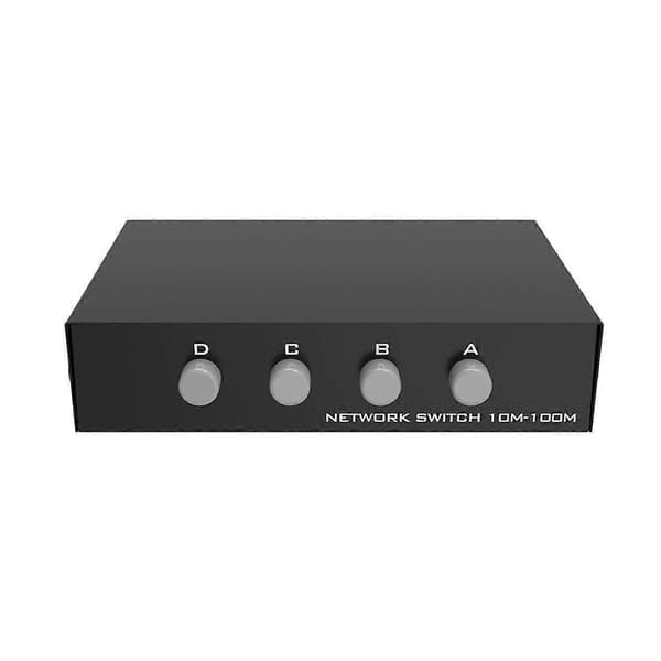 4 i 1 Ud 100/1000Mbps Mini Gigabit Netværk Switch 5 Port Ethernet Switch Internet Splitter Desktop RJ45 Netværk Switch