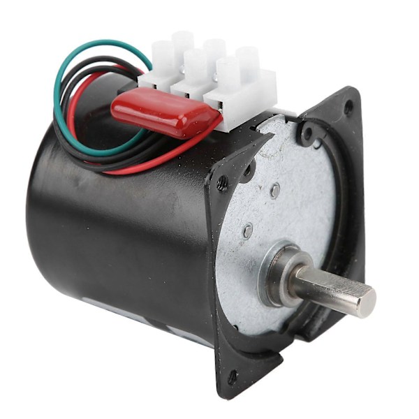 AC Synkronmotor 14W Permanent Magnet 2-vejs Høj Torsion Central Akselbeslag XD60KTYZ (20 omdr./min AC110V)