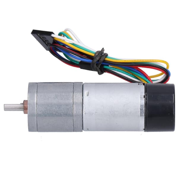 DC Gearmotor med Encoder Hastighedsmålingssignal Feedback Smart Bil Dedikeret JGA25?371DC24V 77RPM
