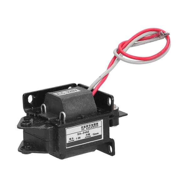 BERM AC Solenoid Elektromagnet Traction Push Pull Elektrisk Magnet AC220V SA?2402