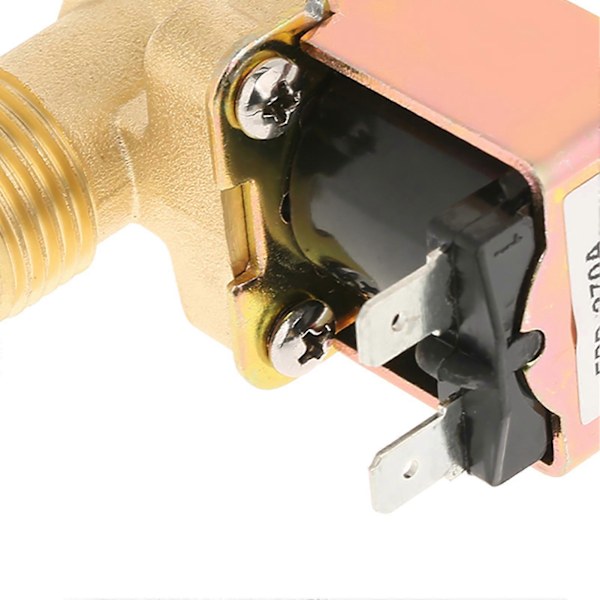 1/2\" DC 12V Normalt Lukket Elektrisk Magnetventil i Messing for Vannkontroll