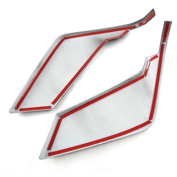 Karbonfiberfarge Bil Bakre Støtfanger Side Splitter Spoiler Dekor Deksel Trim for Dolphin Mini/ Seagull
