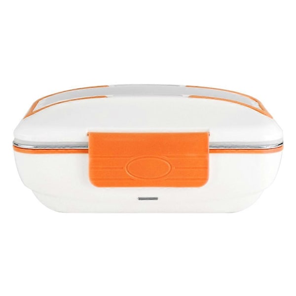 Elektrisk madkasse med varme Rustfrit stål madbeholder til hjemmekontorbrug Orange