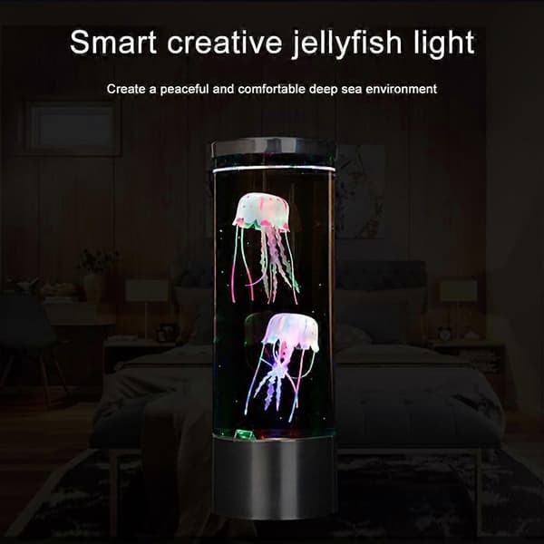 LED Manetlampe LED Lavalamp Stemningslys Nattlys Gave til Menn Kvinner Hjemmekontor Dekor