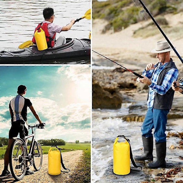 30L Vattentät Ryggsäck Reflex Mesh Väska PVC Drifting Väska Kajak Torr Väska Utomhus Camping Väska