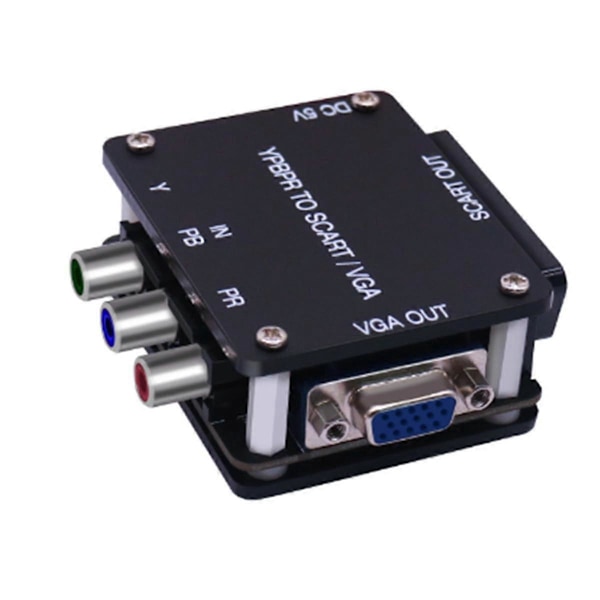 YUV - RGBS YPBPR - SCART YPBPR - VGA -komponenttimuunnin pelikonsoleille, RGBS - värierokomponentti
