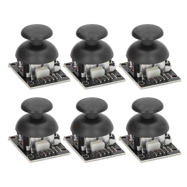 6 Sæt Joystick Sensor Spillekonsol Modul X Y Dobbelt Akse Udskiftningssæt Kit KY?023