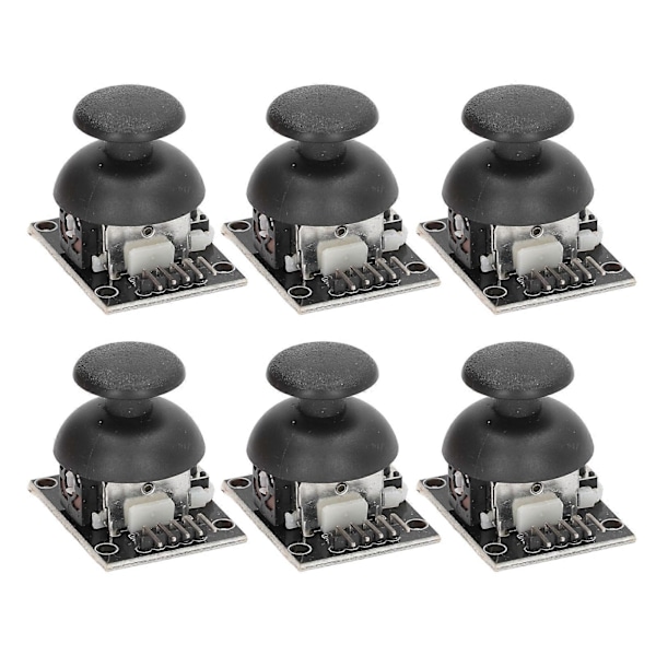 6 Sett Joystick Sensor Spillkontroller Modul X Y Doble Akser Erstatningssett Kit KY?023