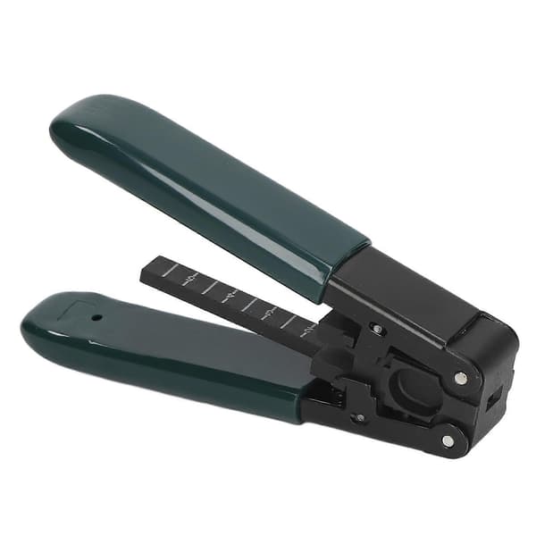 Fiberoptisk afisolering præcis skala hurtig ren afisolering wire stripper med skridsikkert håndtag