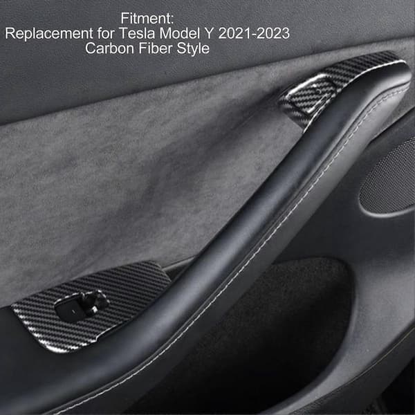 14 stk. Deksel for bryterknapp for vindusheis, erstatning for Tesla Model Y 2021 til 2023