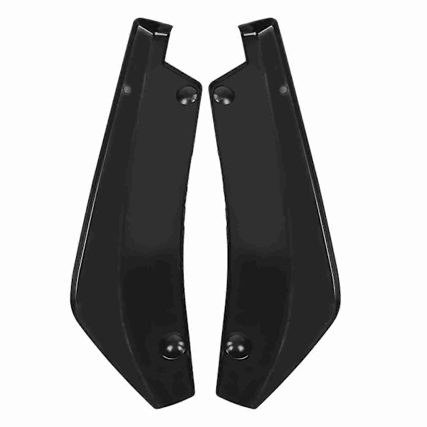 1 Par Universal Bil Modifierad Bakre Stötfångare Canard Diffuser Spoiler Läppfenor Kolfiber