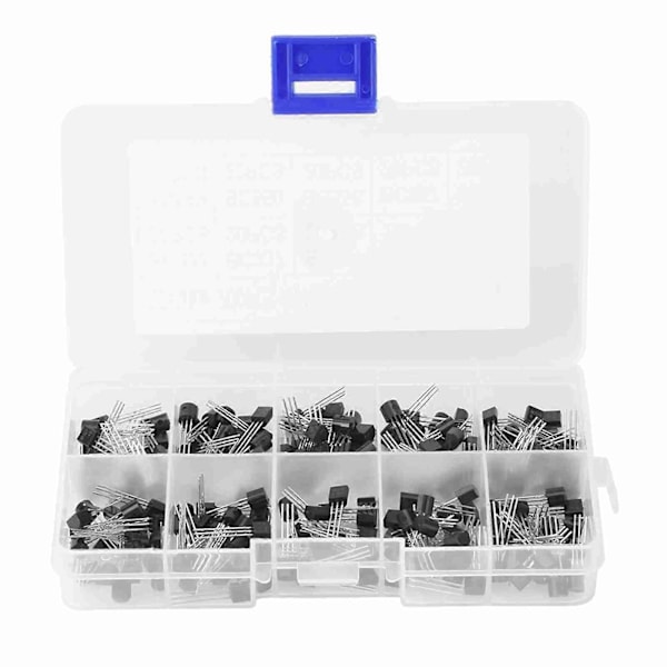 200st 10 Värden NPN PNP TO-92 BC327-BC558 Transistor Sortiment DIY Kit